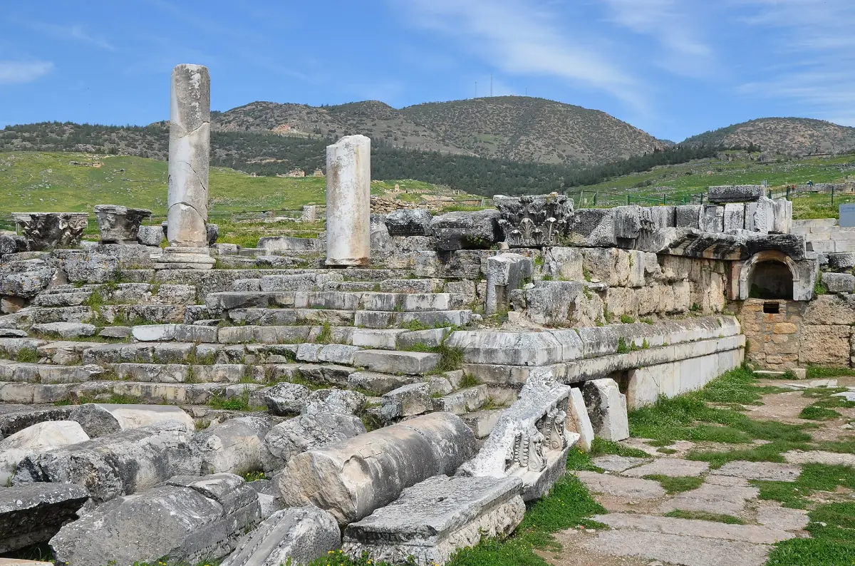 Remains of the Temple of Apollo in Hierapolis
